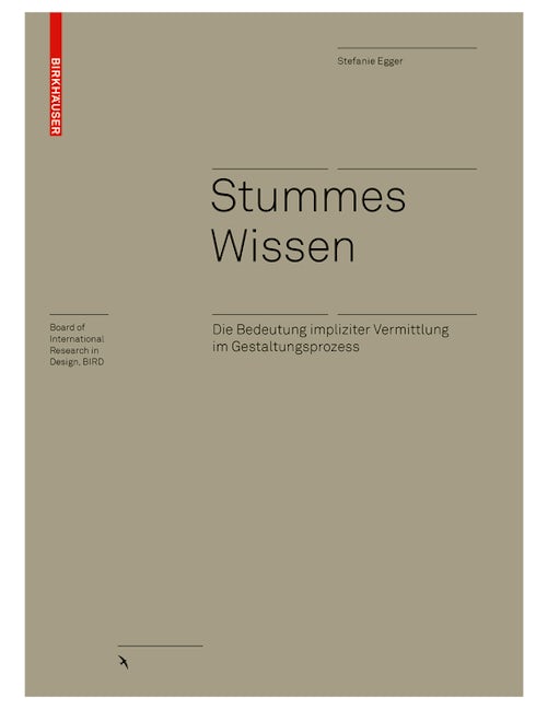 Book cover image for Stummes Wissen ISBN: 9783035619782
