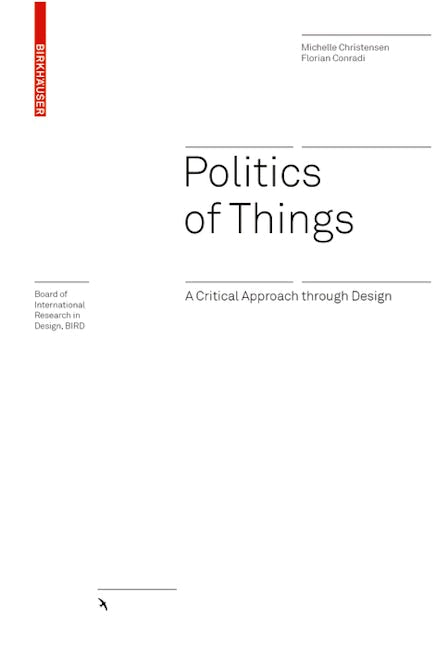 Book cover image for Politics of Things ISBN: 9783035620535