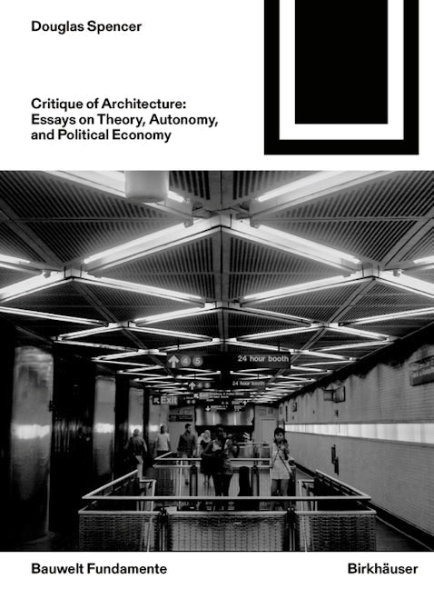 Book cover image for Critique of Architecture ISBN: 9783035621631