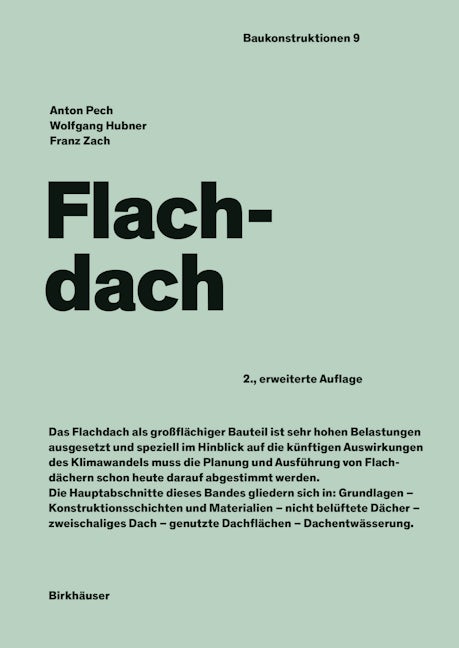Book cover image for Flachdach ISBN: 9783035623291