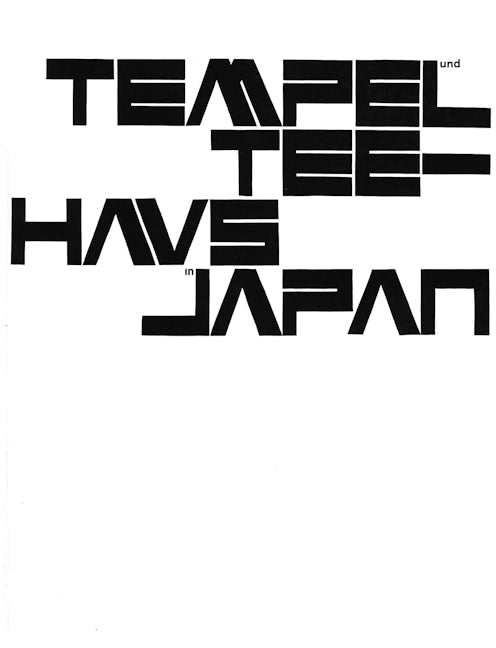 Book cover image for Tempel und Teehaus in Japan ISBN: 9783035623482