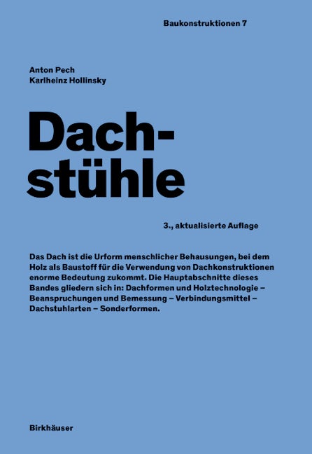 Book cover image for Dachstühle ISBN: 9783035627343