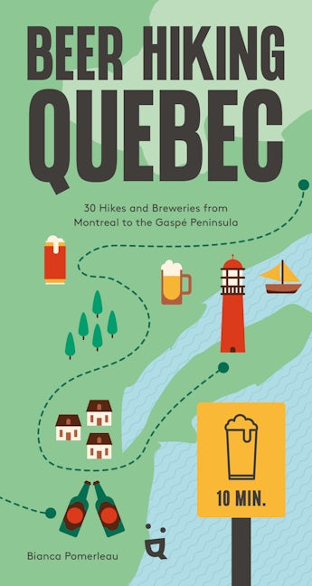 Book cover image for Beer Hiking Quebec ISBN: 9783039640805