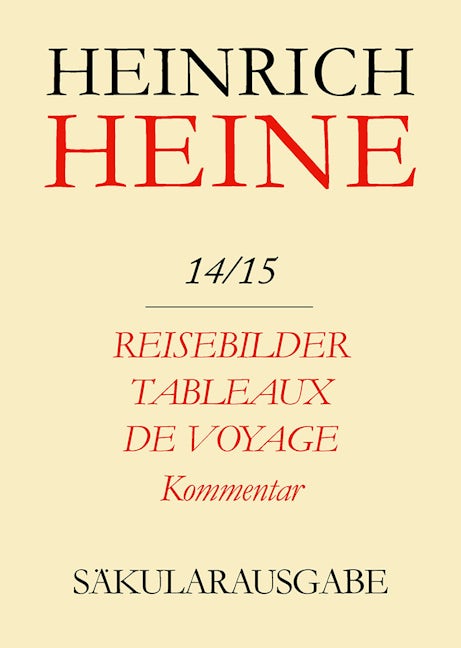 Reisebilder. Tableaux de voyage. Kommentar