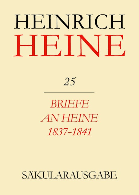 Briefe an Heine 1837-1841