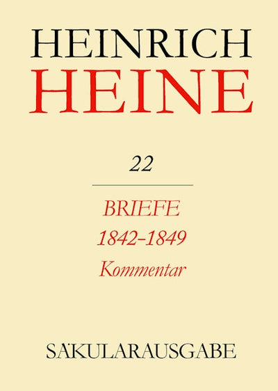 Briefe 1842-1849. Kommentar