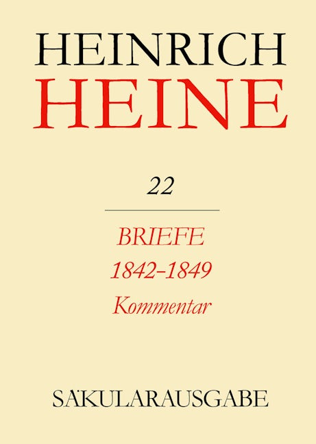 Briefe 1842-1849. Kommentar