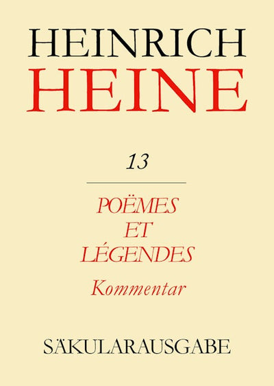 Poëmes et Légendes. Kommentar