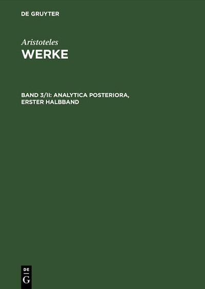 Analytica posteriora