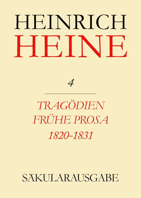 Tragödien. Frühe Prosa 1820-1831