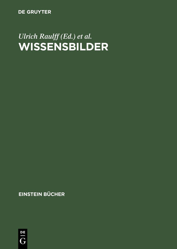 Cover image for Wissensbilder, isbn: 9783050025292