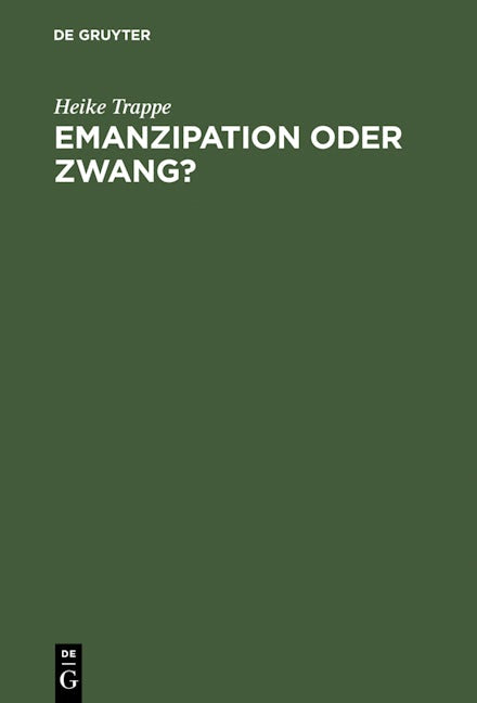 Emanzipation oder Zwang?