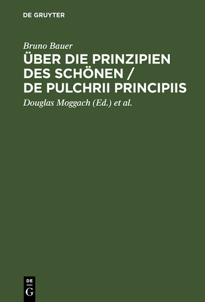 Über die Prinzipien des Schönen / De pulchrii principiis