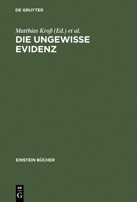 Die ungewisse Evidenz