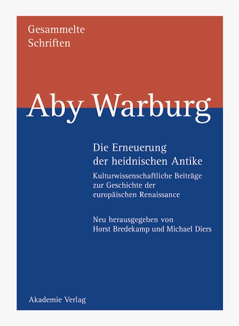 Book cover image for Die Erneuerung der heidnischen Antike ISBN: 9783050032849