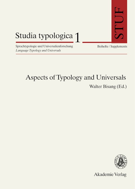 Aspects of Typology and Universals