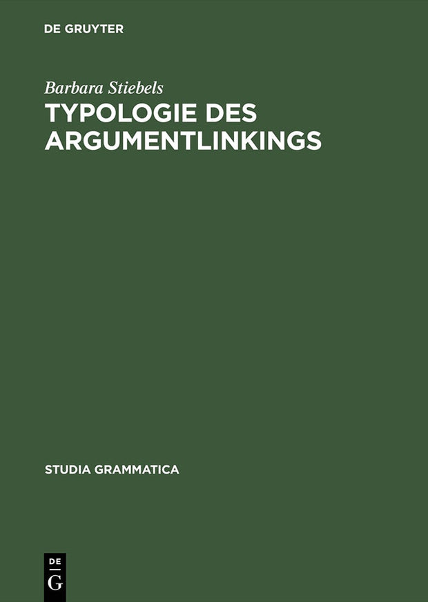 Cover image for Typologie des Argumentlinkings, isbn: 9783050036762