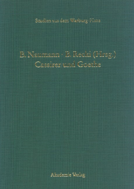 Cassirer und Goethe