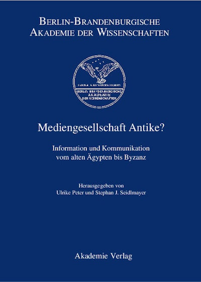 Mediengesellschaft Antike?