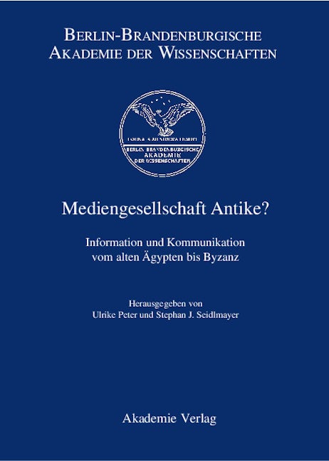 Mediengesellschaft Antike?