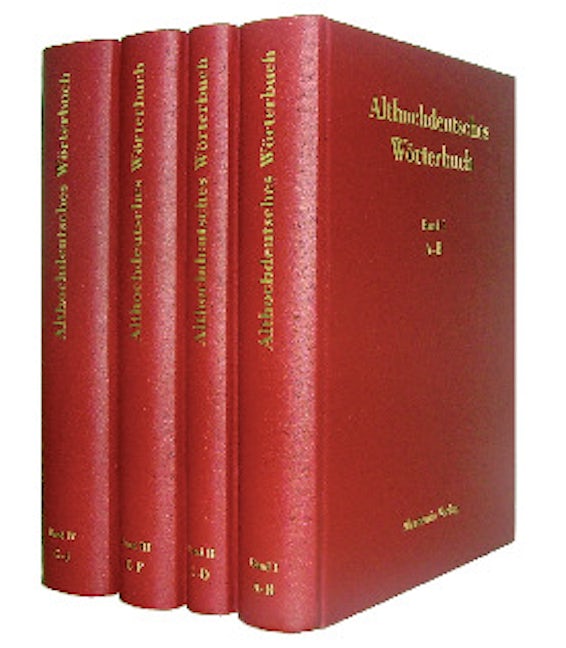 Althochdeutsches Wörterbuch. Band I: A–B