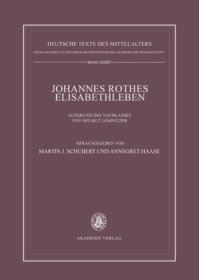 Johannes Rothes Elisabethleben
