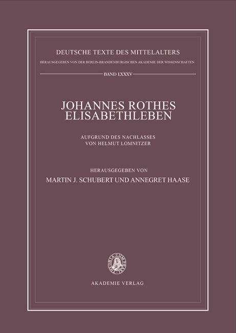 Johannes Rothes Elisabethleben