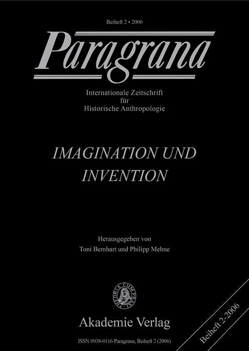 Cover image for Imagination und Invention, isbn: 9783050042695