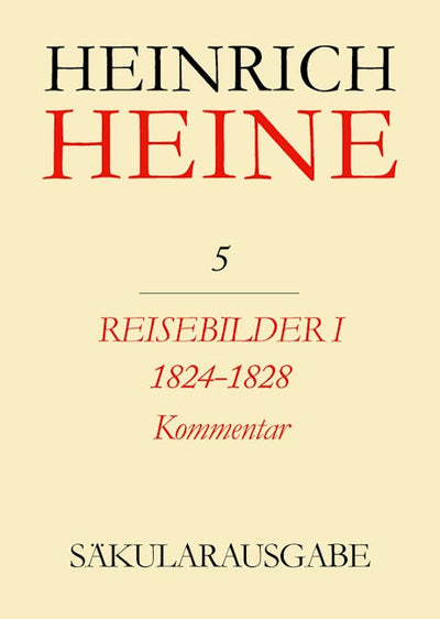 Reisebilder I. 1824-1828. Kommentar