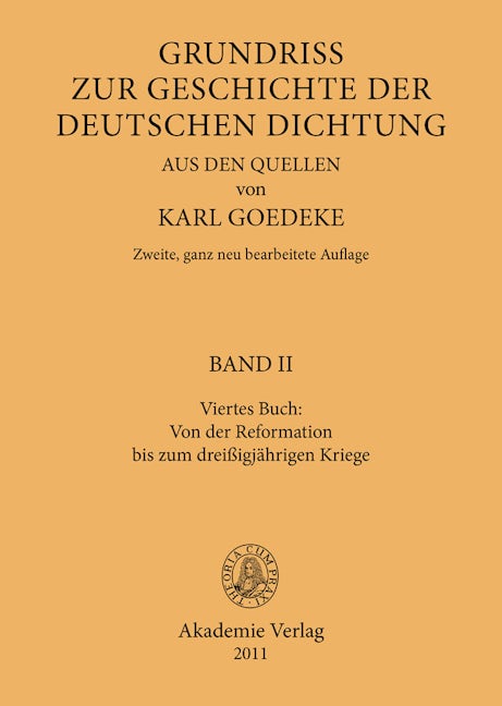 Viertes Buch: Von der Reformation bis zum dreissigjährigen Kriege