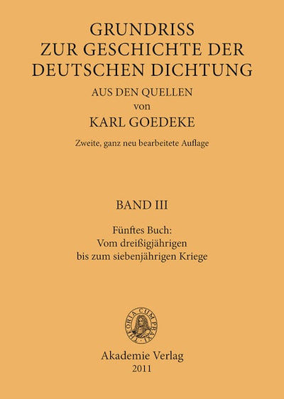 Fünftes Buch: Vom dreissigjährigen bis zum siebenjährigen Kriege