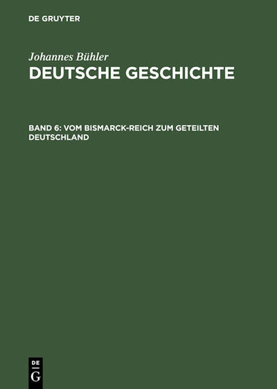 Vom Bismarck-Reich zum geteilten Deutschland