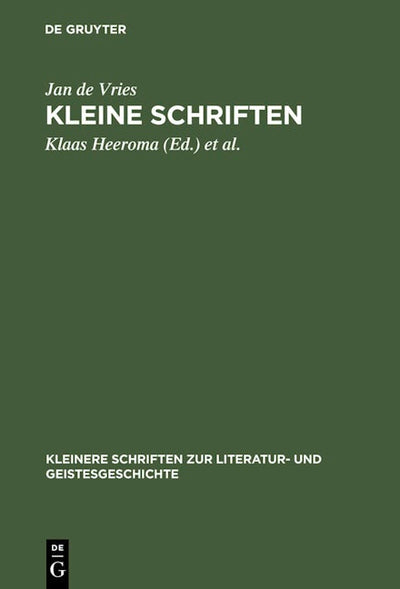 Kleine Schriften