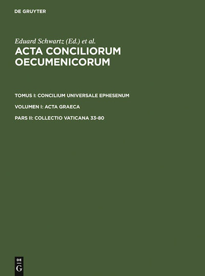 Collectio Vaticana 33-80