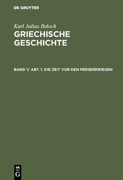 Die Zeit vor den Perserkriegen