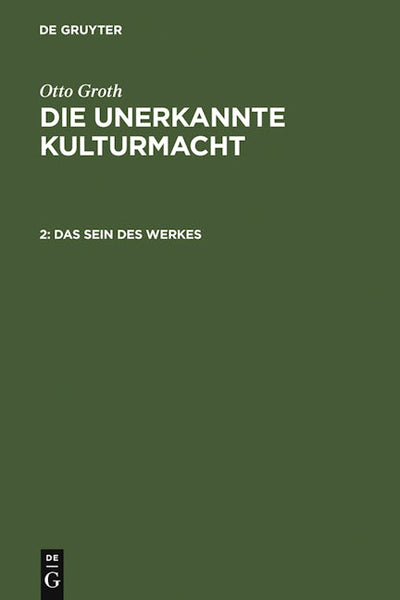 Das Sein des Werkes