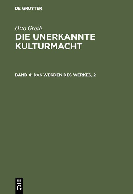 Das Werden des Werkes, 2