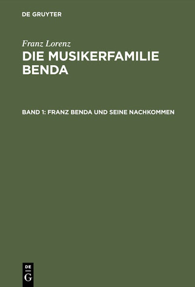Franz Benda und seine Nachkommen