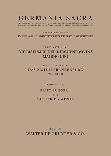 Das Bistum Brandenburg. Teil 2