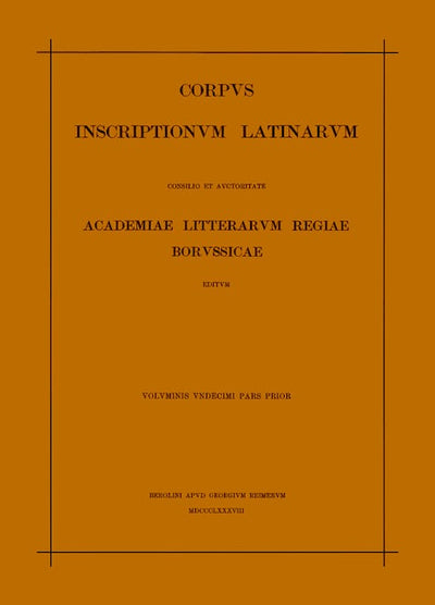 Inscriptiones Aemiliae et Etruriae