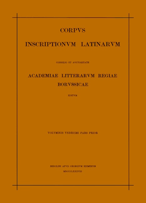 Inscriptiones Aemiliae et Etruriae