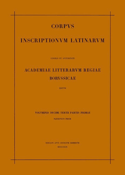 Inscriptiones Aquitaniae et Lugdunensis