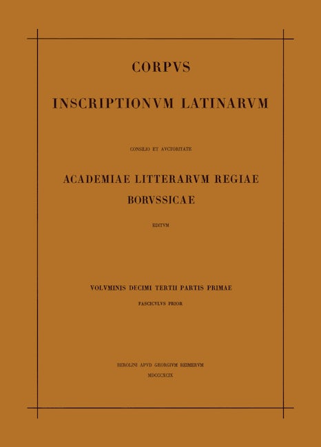Inscriptiones Aquitaniae et Lugdunensis
