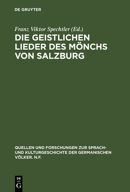 Die geistlichen Lieder des Mönchs von Salzburg