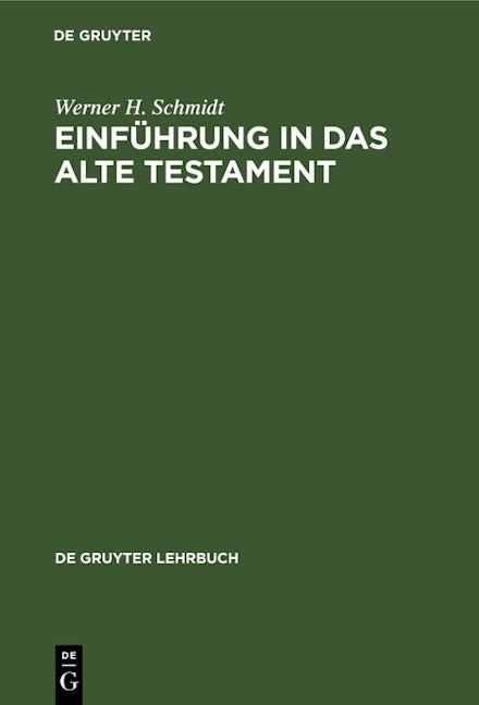 Einführung in das Alte Testament
