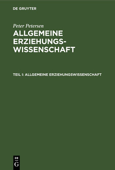 Allgemeine Erziehungswissenschaft