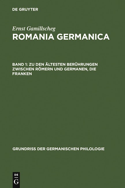 Zu den ältesten Berührungen zwischen Römern und Germanen, Die Franken