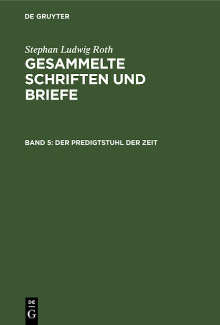 Der Predigtstuhl der Zeit