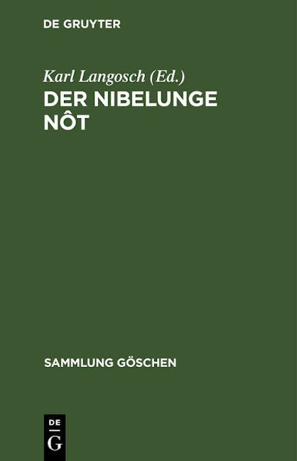 Der Nibelunge Nôt