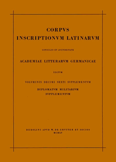 CORP INSCR LAT VOL 16 SUPPL ND